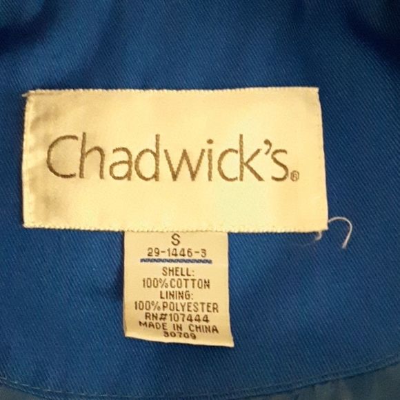 Chadwicks Small Cobalt Pea Coat - Picture 4 of 5